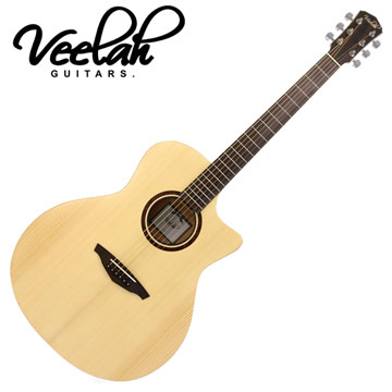 VEELAH V1-GAC 面單板民謠木吉他 切角造型