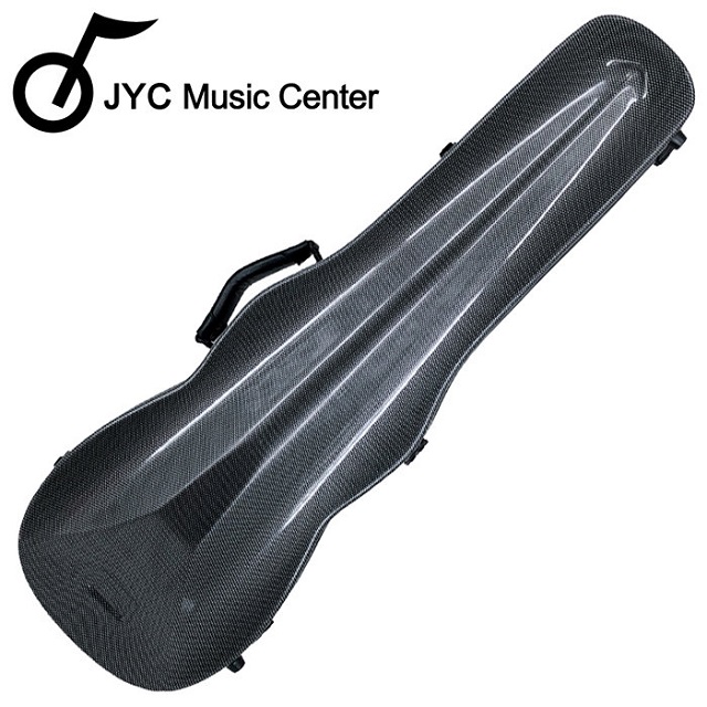★JYC Music★JV-1003黑色格點小提琴三角硬盒~4/4(輕量級複合材料)僅重1.69kg 限量