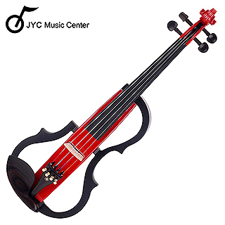 ★JYC Music★JYC SV-150S靜音提琴(紅色)~雙輸出/三段EQ