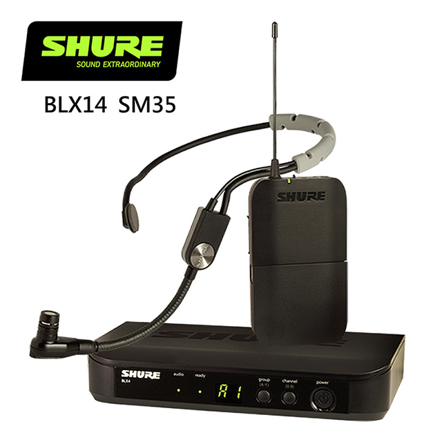 SHURE BLX14 / SM35 頭戴式無線麥克風系統-原廠公司貨