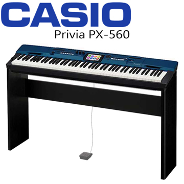 『Casio PX-560』數位鋼琴/電鋼琴/含伴奏功能彩色觸控介面【原廠公司貨保固】