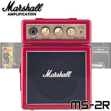 『Marshall MS-2R 迷你電吉他音箱』【MS2R/攜帶式音箱】公司貨保固一年