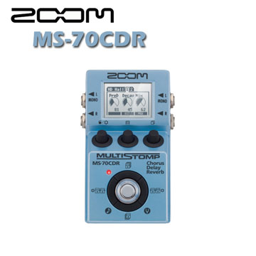 『ZOOM MS-70CDR』綜合單科效果器【延音、殘響、和聲】公司貨保固