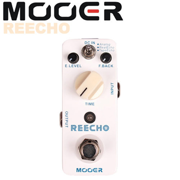 Mooer Reecho 數位延遲效果器【Digital Delay Pedal】輕巧小顆效果器