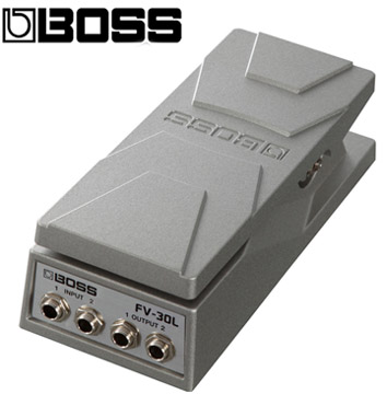『BOSS FV-30L Foot Volume 音量踏板』配備立體聲輸入/輸出適用於單顆效果器踏板、鍵盤、電子樂器