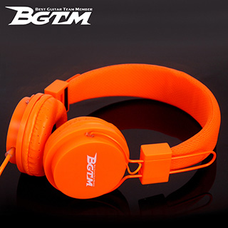 ★BGTM★EP05 可摺疊立體聲頭戴式耳機(橘色)