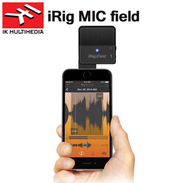 IK iRig Mic Field 立體聲麥克風/錄音麥克風（義大利/原廠）蘋果iPhone、iPad、Mac用