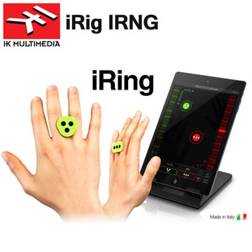 IK Multimedia iRing - 手勢動作控制器 iPhone/ iPad/ iPod 用(義大利製)