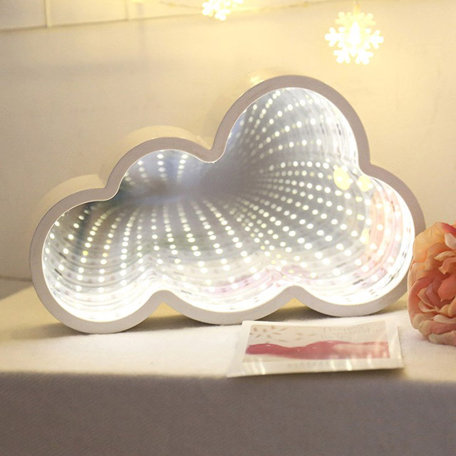 創意裝飾LED鏡面隧道燈-雲朵造型