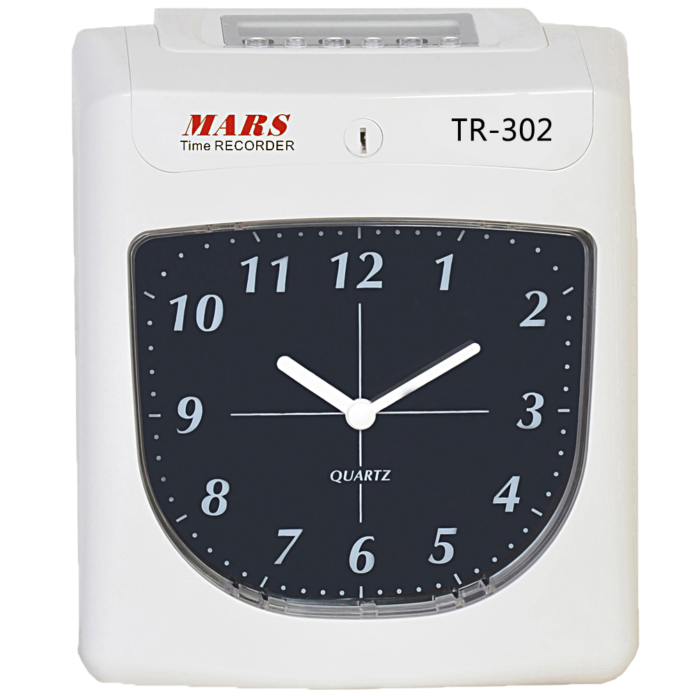 MARS TR-302 六欄位微電腦智慧型雙色打卡鐘 (升級版)