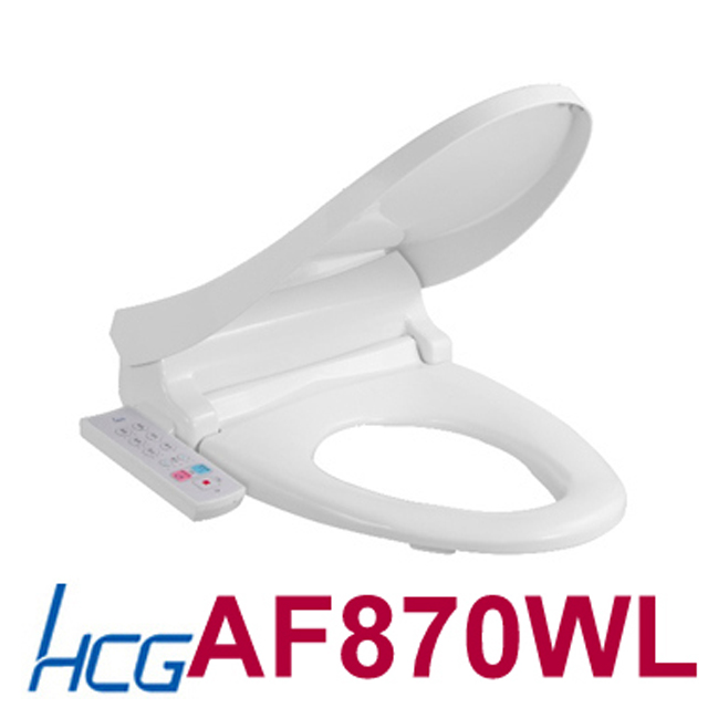 【HCG】和成免治沖洗馬桶座AF870WL,除臭,溫烘,(圓,加長型),不含安裝