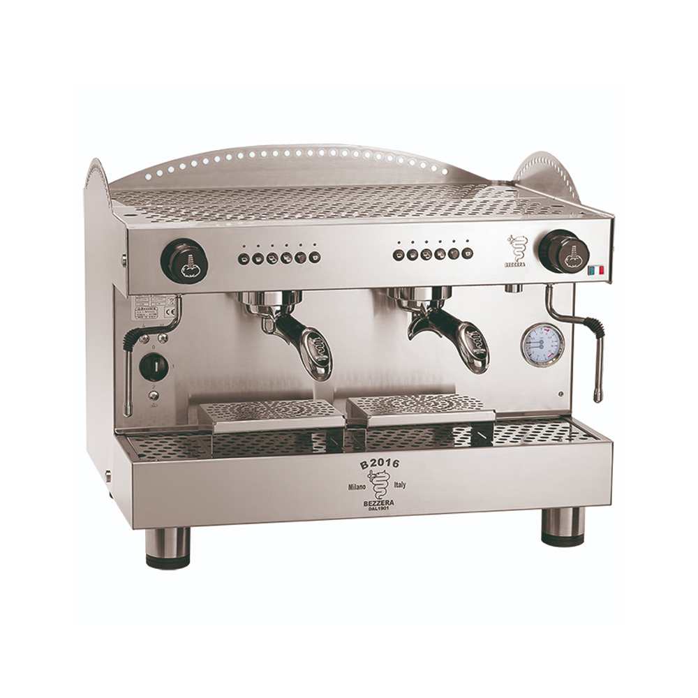 BEZZERA B2016 DE 營業用雙孔義式半自動咖啡機 220V(HG1047)