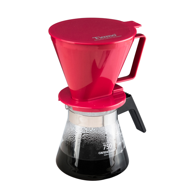 Tiamo Smart2 Coffee 咖啡濾器禮盒組750cc-紅色(AK91350)