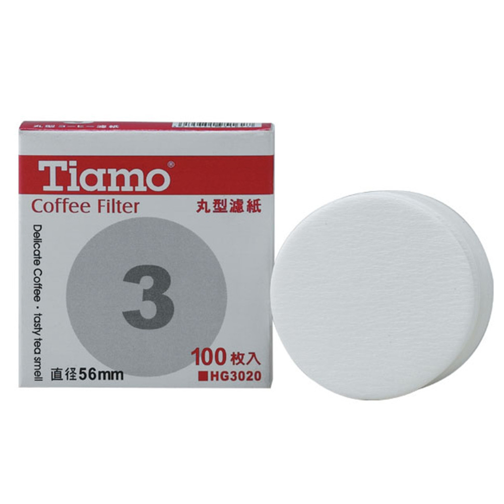 Tiamo 3號圓型濾紙100P入(HG3020)