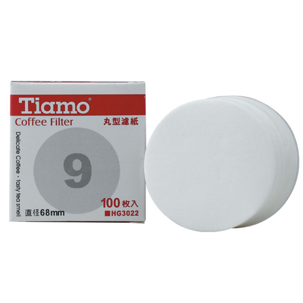 Tiamo 9號圓型濾紙100P入(HG3022)