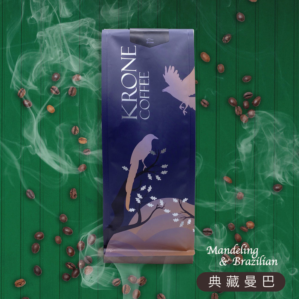 【Krone皇雀】典藏曼巴咖啡豆 (半磅 / 227g)