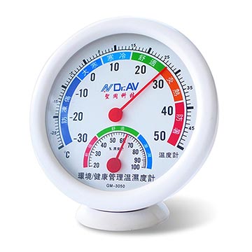 【Dr.AV】環境/健康管理溫濕度計(GM-3050)/2入
