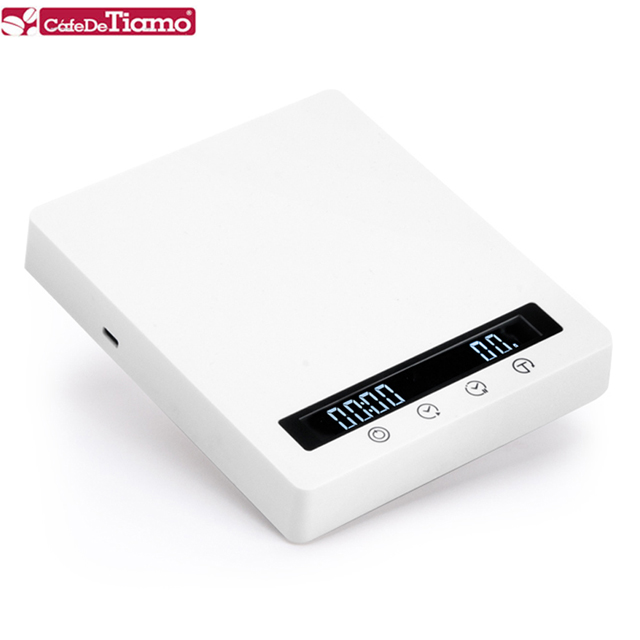 Tiamo RT3000專業計時電子秤-白色(HK0601WH)