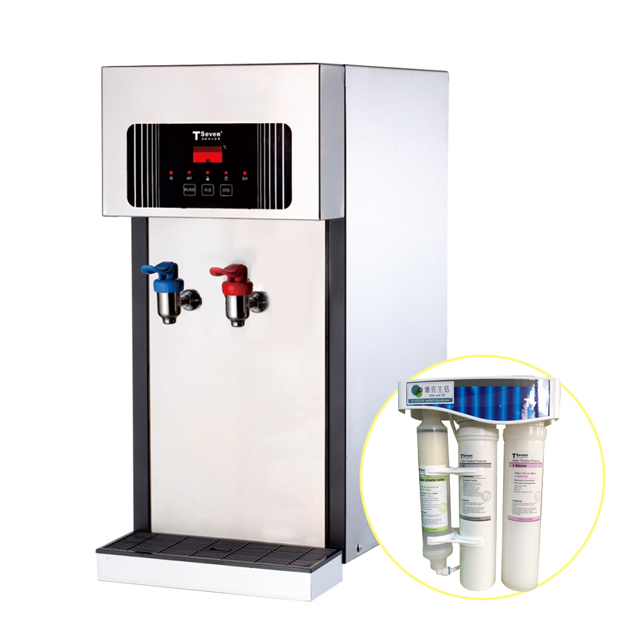 T2-2型桌上型冷熱飲水機+贈生飲活水機