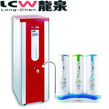 【LCW 龍泉】數位單熱桌上型開水機+殺菌除鉛生飲機 (LC-036A+LC-R-919)