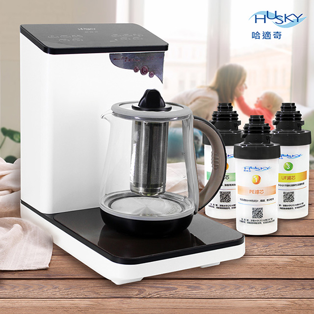 HUSKY哈適奇 桌上型淨水器智慧溫控多功料理壺~淨水料理的神器