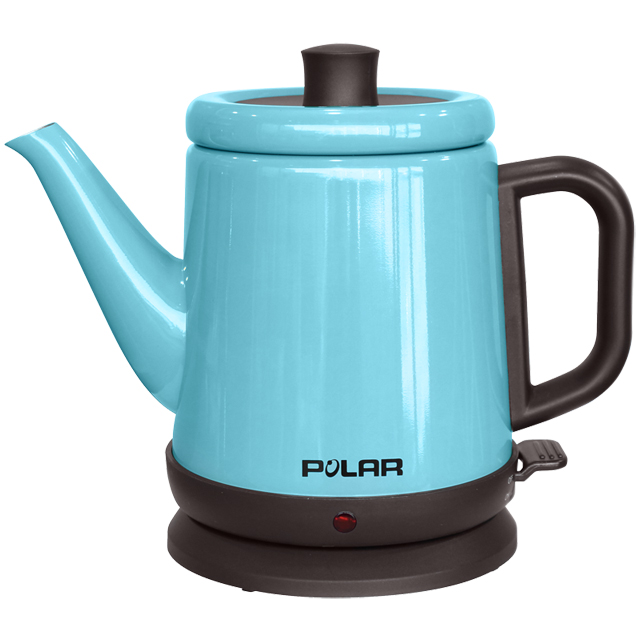 POLAR普樂0.8L不鏽鋼經典電茶壺(藍) PL-1739