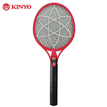 KINYO 充電式三層密集排列菱形網孔電蚊拍