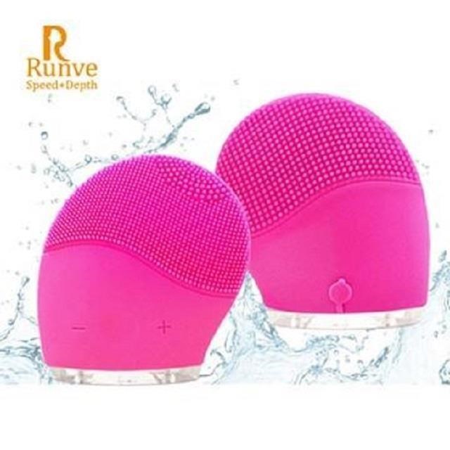 Runve 嫩芙 【南紡購物中心】 (2入組)QQ蛋洗臉機潔顏儀(ARBD-402)隨身按摩+洗臉