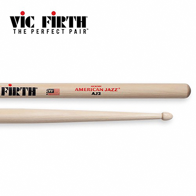 Vic Firth AJ2 American Jazz 胡桃木鼓棒