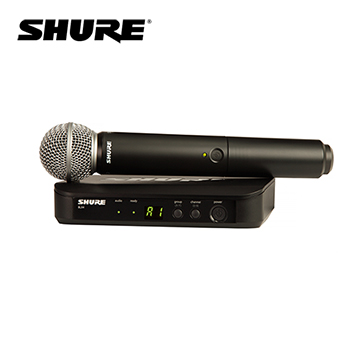 Shure BLX24/SM58 無線麥克風組 系統搭配 SM58 麥克風