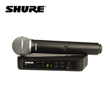 Shure BLX24/PG58 無線麥克風組 系統搭配 PG58 麥克風