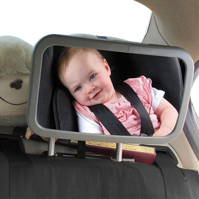 寶寶安全座椅觀察鏡 汽車嬰兒後視輔助鏡
