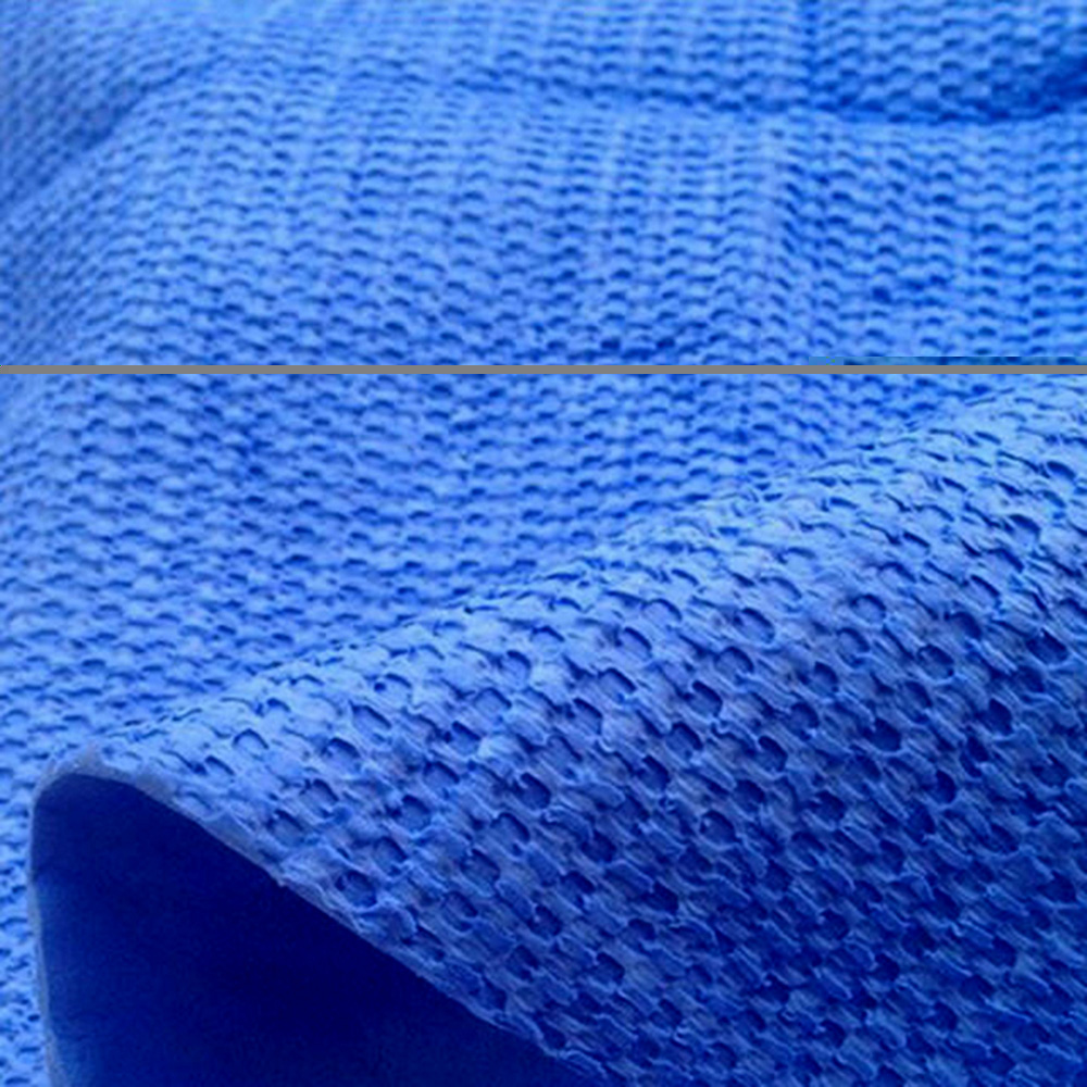 LIERJIA 3秒軟化-最新無阻力 3D立體PVA 吸水擦拭巾-藍(64x43cm) PVAL-01B