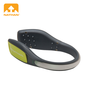 NATHAN LightSpur 防水LED鞋環 綠