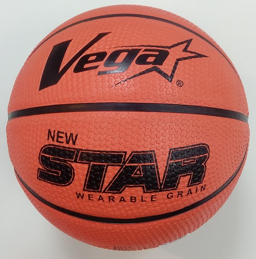 Vega 獨家耐磨星星顆粒 亮橘(OBR-736S) 7號籃球