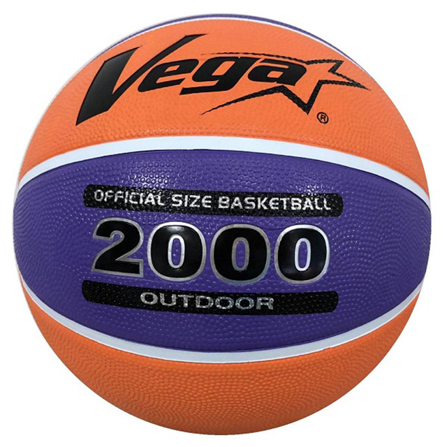 Vega 耐用高纏紗系列 紫/橘(OBR-750P/O) 7號籃球
