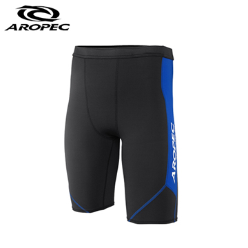 AROPEC Compression Shorts Ⅱ 男款運動機能短褲 黑/藍