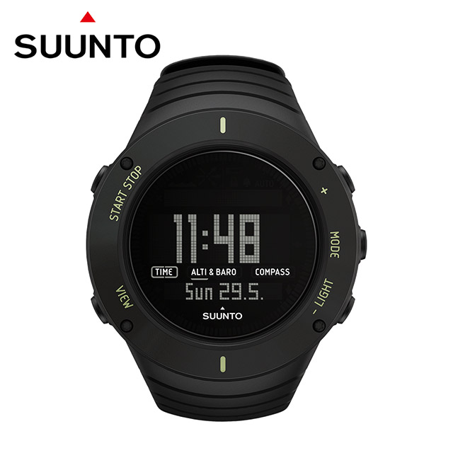 SUUNTO Core Ultimate Black時尚設計與戶外功能運動錶