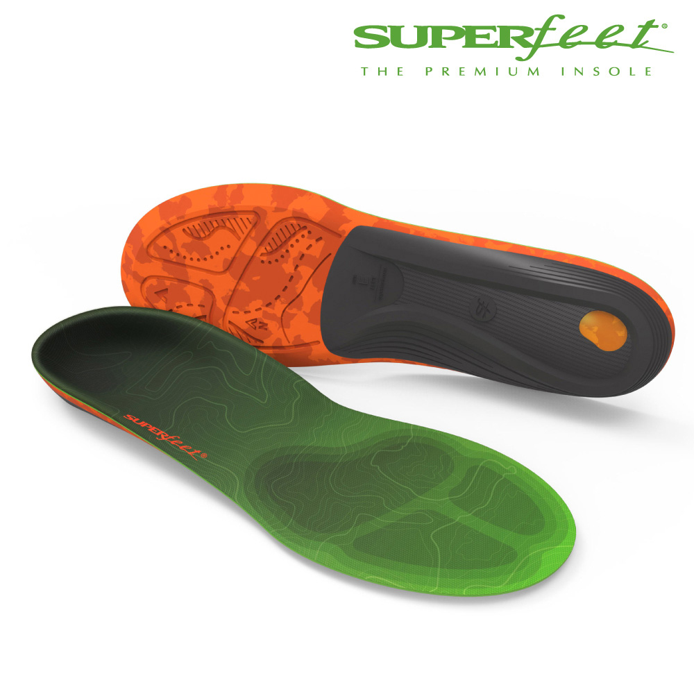 【美國SUPERfeet】碳纖維健行鞋墊(青綠色)