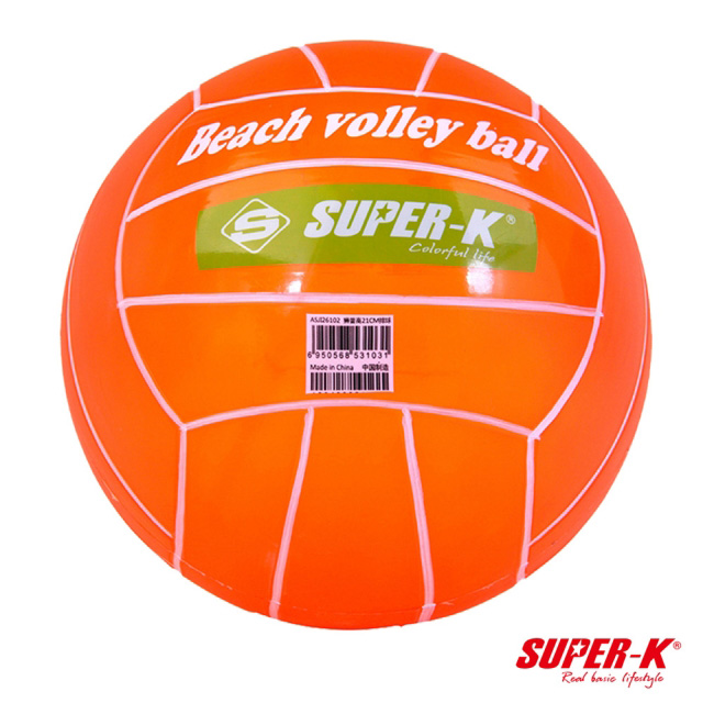 【愛而富L&R】SUPER-K。獅普高21cm沙灘排球 ASJI26102