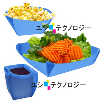 樂活環保餐具 野餐露營組合餐具 三件式折疊餐具(杯子 碗 盤)