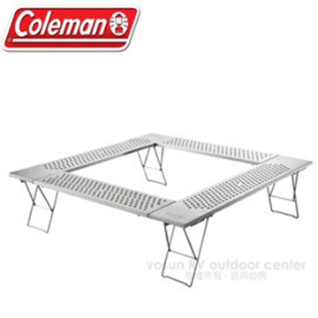 美國 Coleman 輕量化不鏽鋼圍爐桌_ CM-0397