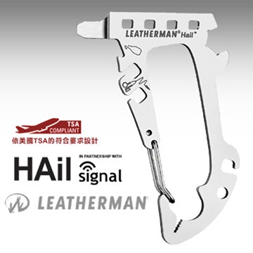 【美國 Leatherman】HAIL 多功能口袋工具/可當開瓶器_831782 銀