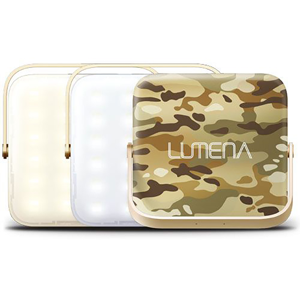 N9 LUMENA三色溫小行動電源照明燈-沙漠迷彩
