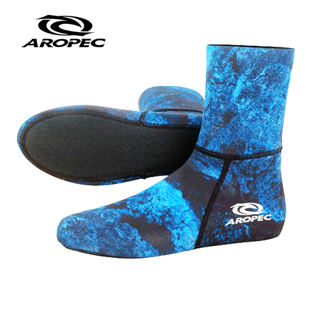 AROPEC Assassin 打獵男款潛水襪 迷彩藍