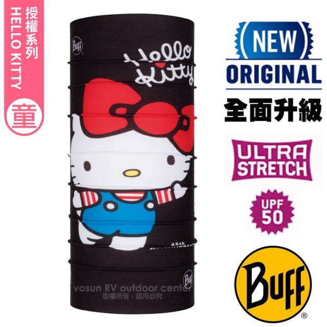 【西班牙 BUFF】Kitty授權 兒童/青少年 ORIGINAL PLUS 新經典Polygiene萬用魔術頭巾 121573