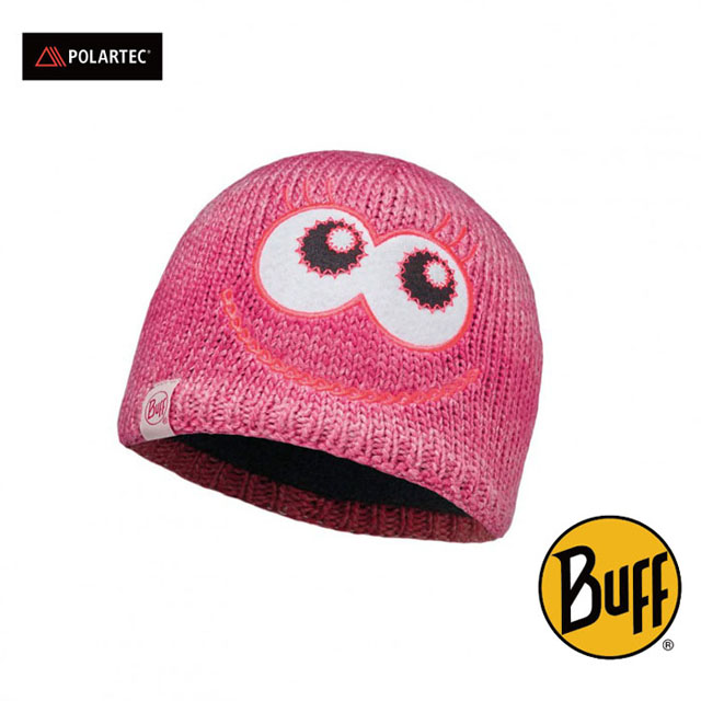 【Buff】9折!Buff |西班牙|粉紅眨眨 兒童POLAR針織保暖帽_BF113452-538