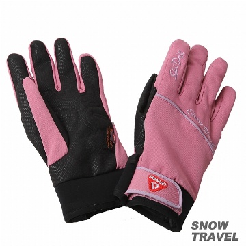 SNOWTRAVEL SKI-DRI防水透氣科技保暖棉手套(粉紅)