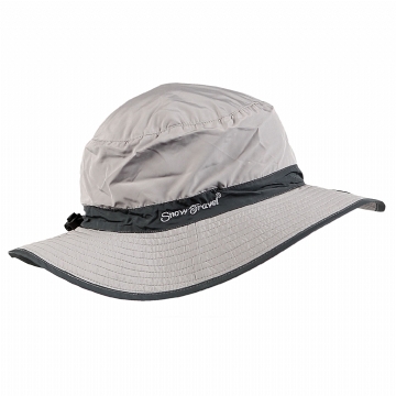 SNOWTRAVEL 抗UV透氣快乾戶外輕量休閒帽(可折疊收納)(淺灰-深灰) STAH022-LGDG(680)