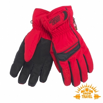 SNOWTRAVEL SKI-DRI防水透氣PRIMALOFT保暖手套(紅色)(1280)
